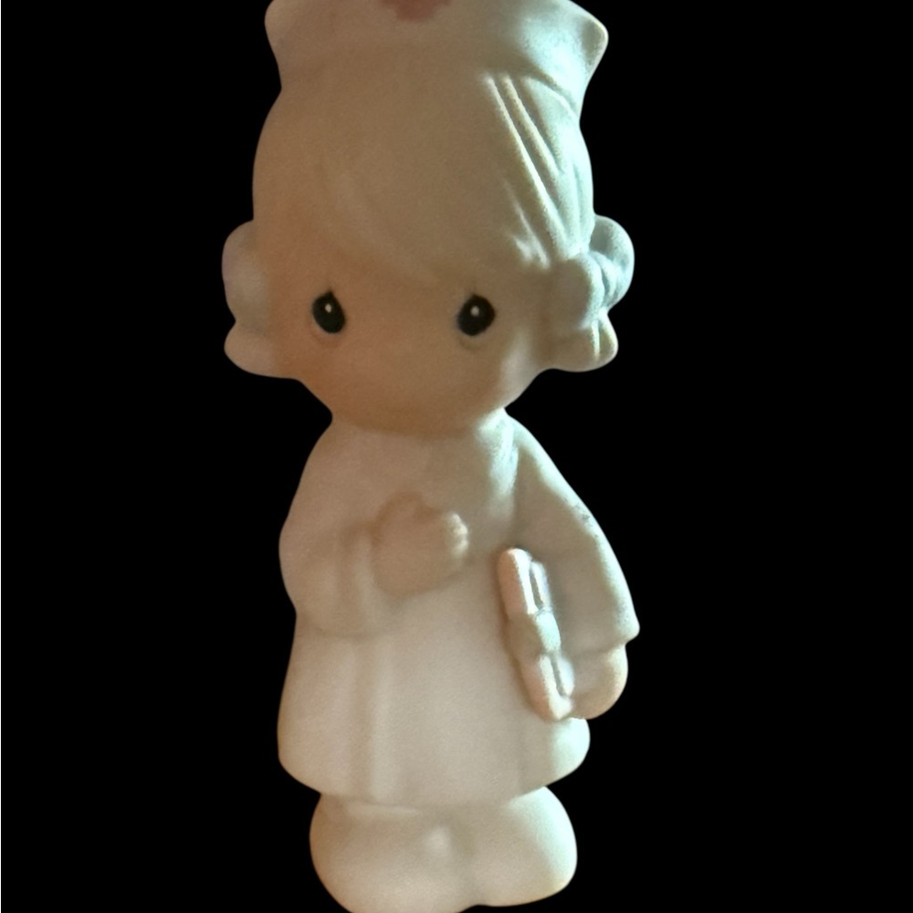 Precious Moments Cream and White Decor Accent